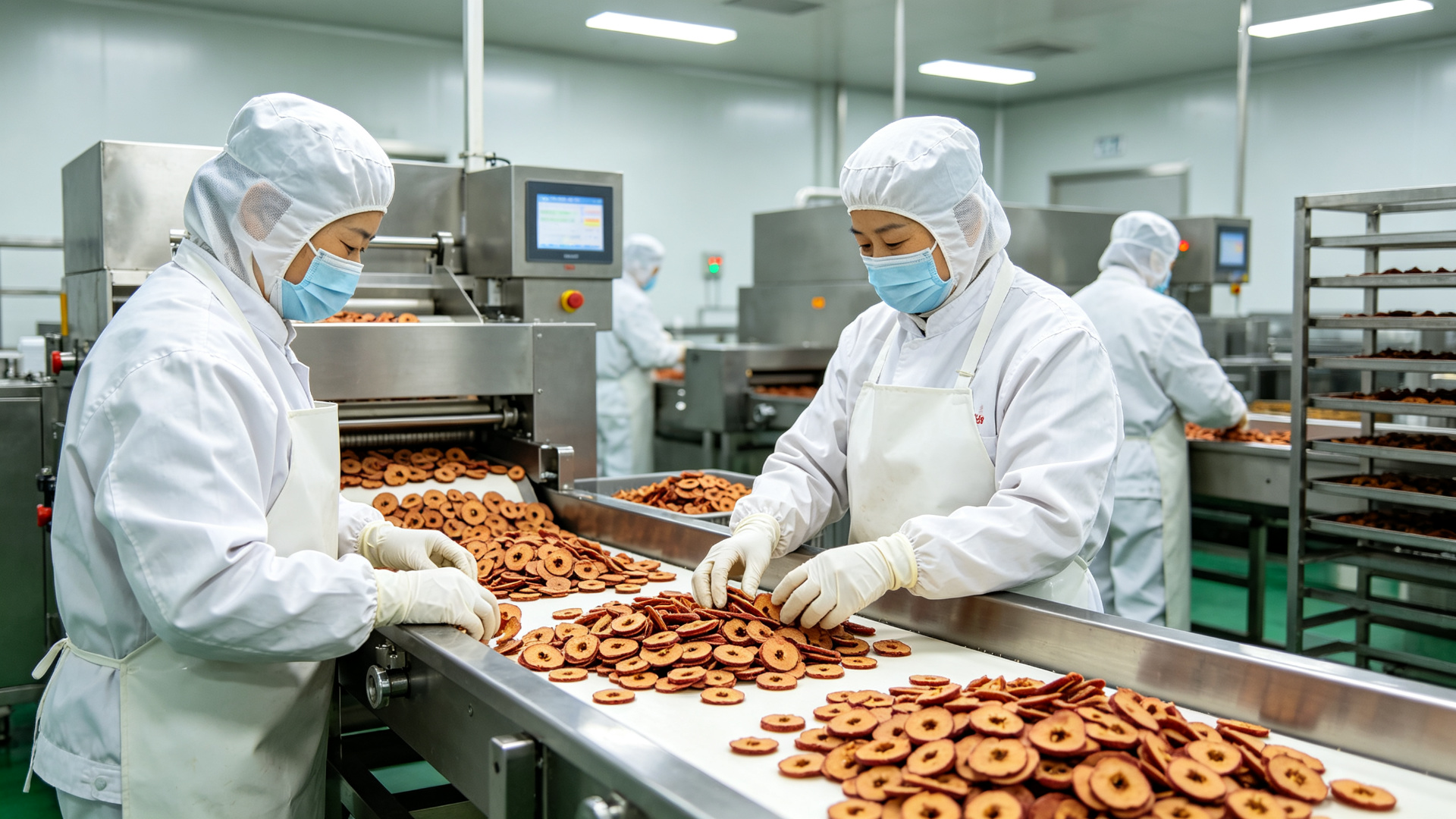 山楂食品生产车间